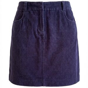 Boden Navy Corduroy Skirt